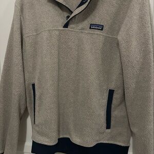 Patagonia Men's Beige Fleece Pullover
